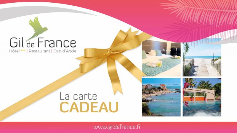Carte cadeau Hôtel Gil de France au Cap d'Agde